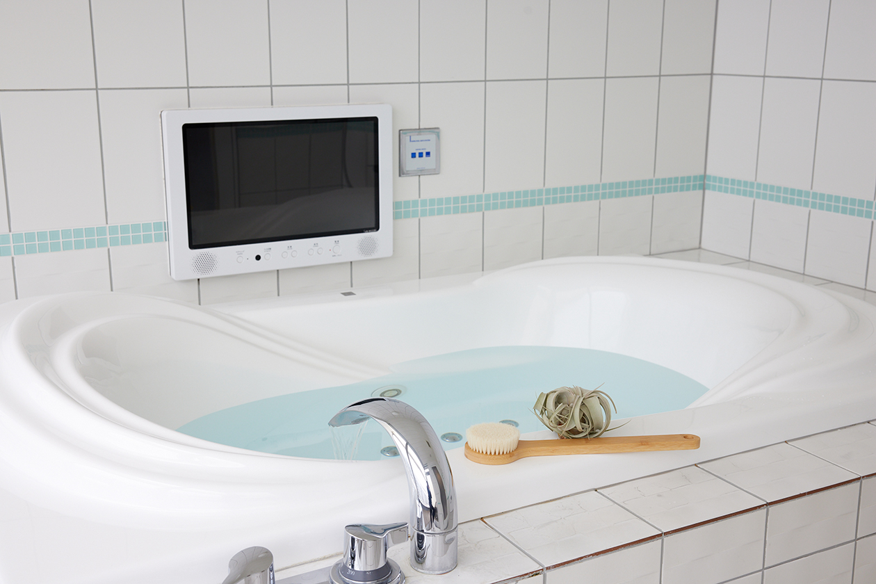 ゆったりとしたお風呂で仕事の疲れもスッキリ